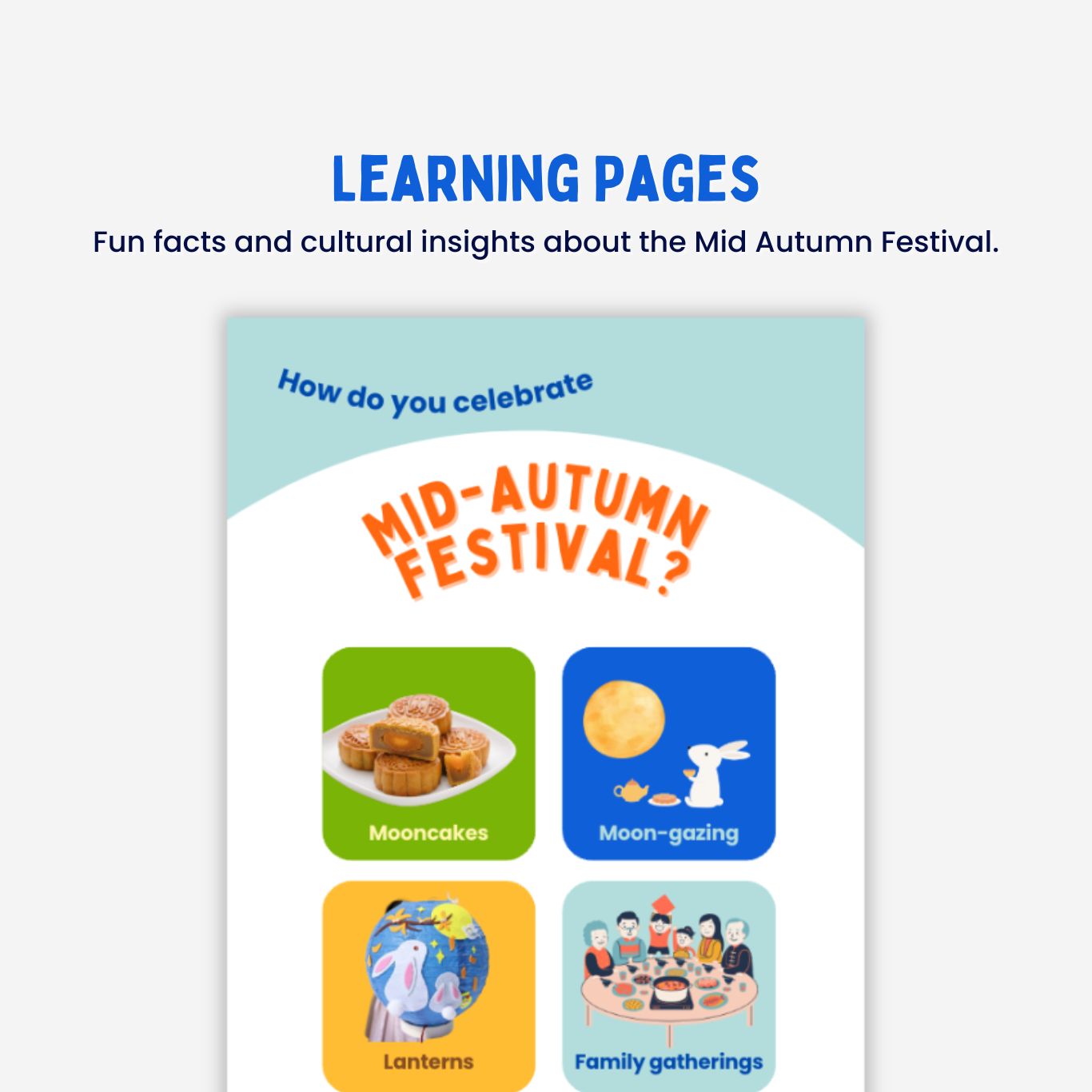 Mid-Autumn Festival Bilingual Activity & Presentation Pack for Kids – Printable Worksheets & Slides