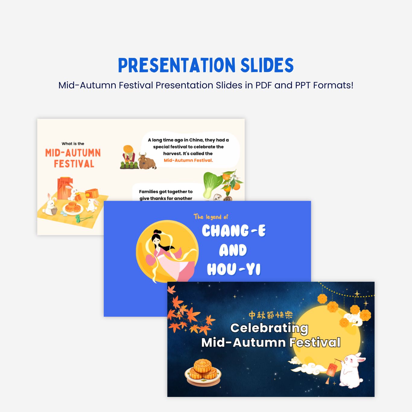 Mid-Autumn Festival Bilingual Activity & Presentation Pack for Kids – Printable Worksheets & Slides